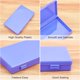 thumbnail image 5 of Caja de plástico azul violeta organizador de joyas caja de almacenamiento caja rectangular con tapa contenedores de almacenamiento de cuentas almacenamiento útil, 5 of 7