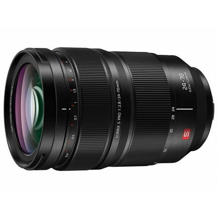 Panasonic - LUMIX S Pro 24-70mm F2.8 Interchangeable L-Mount Compatible Lens for Lumix S Series Cameras - Black