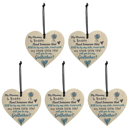 Deal of The Day Dvkptbk New Father's Day Decorations Wooden Love Pendant The Best-Gift for Father