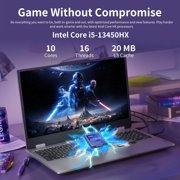Lenovo LOQ 15.6 1920 x 1080 RTX FHD 144Hz Gaming Laptop,Intel Core i5-13450HX, 12GB DDR5, 1TB SSD,NVIDIA GeForce RTX 5050, Backlit Keyboard, Windows 11 Pro,Luna Grey