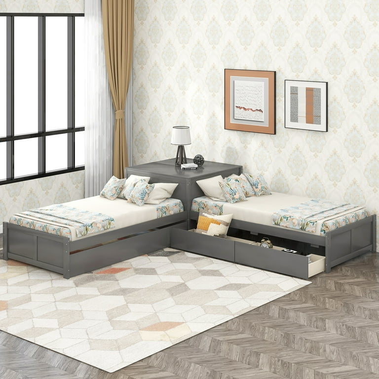 L shaped childrens beds 2025