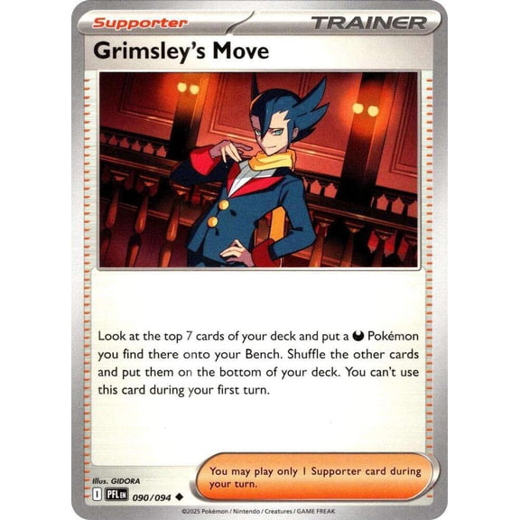Pokemon Phantasmal Flames Uncommon Grimsley's Move #90