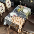 thumbnail image 2 of Rectangle Waterproof Tablecloth Floral Art Modern Classic Reusable Indoor/Outdoor Durable Table Cover for Kitchen and Dining Room 60 Inch X 120 Inch, 2 of 6