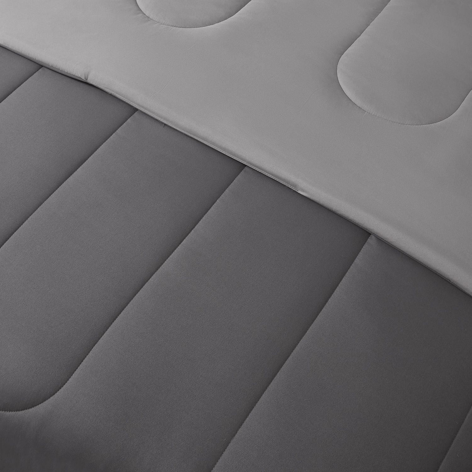 Mainstays Solid Reversible Microfiber Comforter, 1 piece, Available in Twin & Double/Queen