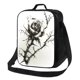 thumbnail image 1 of Disketp Black And White Rose Bolsa Térmica Estampada para Almuerzo, Lonchera para Hombres y Mujeres Adultos, 1 of 7