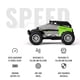 thumbnail image 4 of 1:32 RC coche, coche recargable a telemando, vehículo eléctrico 2WD de con controlador de Radio de 2,4 GHz, coche de juguete para - 2 baterías 2 pilas, 4 of 8