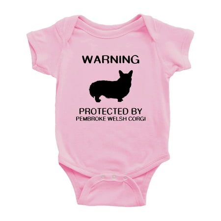 

Warning: Protected by A Pembroke Welsh Corgi Dog Funny Baby Bodysuit Newborn Clothes (Pink 12-18 Months)