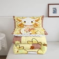 thumbnail image 5 of Manfei Aquatic Axolotl Full Size Comforter Sets,Ocean Amphibian Print Bedding Comforter Set,Polkadot Reversible,3 Pieces,1 Comforter and 2 Pillowcases, 5 of 7