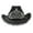 Black, variant on KANG Cowboy Hat With Sequins For Party Holiday Celebration Western Style Headwear