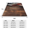 thumbnail image 3 of Susaid Rustic American Flag Wood Print Microfiber Cleaning Cloth, Multi-Functional Cleaning Towels, Highly Absorbent Cleaning Rags,Cleaning Cloths for Car Kitchen Home-50"x40", 3 of 7