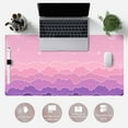 thumbnail image 6 of Kawaii Mouse Pad Desk Gaming Accessories Cute Clouds Xxl Mouse Pad Pink Anime Office Decor Desk Mousepad Large, 31.5x15.7in Extended Keyboard Mousepad For Desk Girl With Stitched Edges Non-Slip Rubber, 6 of 6