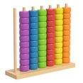 thumbnail image 1 of Trendy Color Matching Stacking Puzzle Game Fast Pattern Challenge Ring Stack Puzzle For 2 Players Competitive Tabletop Teaser For Family Game Night-B, 1 of 4
