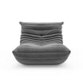 thumbnail image 5 of Mofit Home TOGO Chair-Suede Armless Bean Bag Chair & Lounger- Dark Grey, 5 of 5