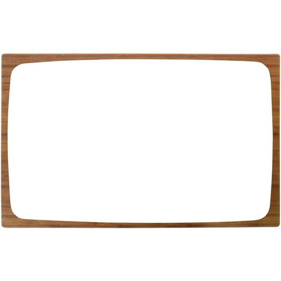 HUBERT Food Display Tiles for Cold Displays, Full Size Bamboo Melamine - 21"L x 12 3/4"W