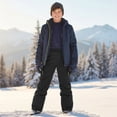 thumbnail image 6 of ATOGUTA Kids Ski Pants Warm Fleece Windproof Water Proof Outdoor Hiking Ski Pants Size 6-17, Black, 6 of 6