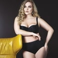thumbnail image 3 of Balcony Cleavage Underwire Bra Rosme Lingerie Silver Liner, 3 of 3