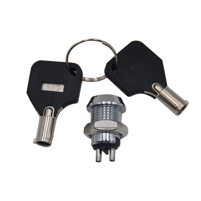 Sidaley 3 unids/set interruptor de llave Universal SPST On-Off 2 posiciones comunes 2 llaves Vehículos, repuestos y accesorios Mis