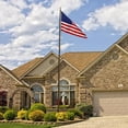 thumbnail image 4 of Super Tough 20 ft Brown Metal Sectional Flagpoles 5 Count, 4 of 5