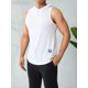 thumbnail image 4 of Chaleco Con Capucha Para Hombre Chaleco Deportivo Transpirable Con Estampado De Letras Sin Mangas XBTCLXEBCO Blanco;M, 4 of 6