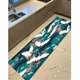 thumbnail image 3 of Japanese Cranes Rugs, Trendy Rug, Crane Rug, Animal Rug, Bridesmaid Gift, Easy To Clean Rug, Hallway Rug, Luxury Rug, 3D Printed Rug, 5.9'x9.2' - 180x280 cm, 3 of 8