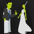thumbnail image 3 of CafePress - Frankenstein & Bride - Women's Short Sleeve Print T-Shirt and Pants Dark Cotton Pajama Set, 3 of 7