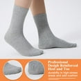 thumbnail image 3 of 6Pairs Women's Thin Cotton Socks, Soft Cotton Bootie Socks Women Above Ankle Crew Socks, 3 of 5