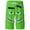 a-Green4210, variant on FINALGANG Mens Funny Face Print Beach Shorts Casual Drawstring Waist Swim Trunks Quick Dry Lightweight Board Shorts For Summer Daily Wear Black XXL