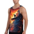 thumbnail image 2 of Haiem Sunset Surfing Silhouette Men Workout Tank Top Gym Bodybuilding Sleeveless Muscle T Shirts Athletic Tank Breathable Workout Shirt-XX-Large, 2 of 8