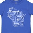 thumbnail image 4 of Inktastic Wisconsin State Word Salad Boys or Girls Toddler T-Shirt, 4 of 5
