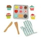 thumbnail image 1 of Juego de cocina de madera para hornear, juego de cocina y repostería, minicocina, juguete preescolar, juego de comida para educativo temprano, 1 of 9