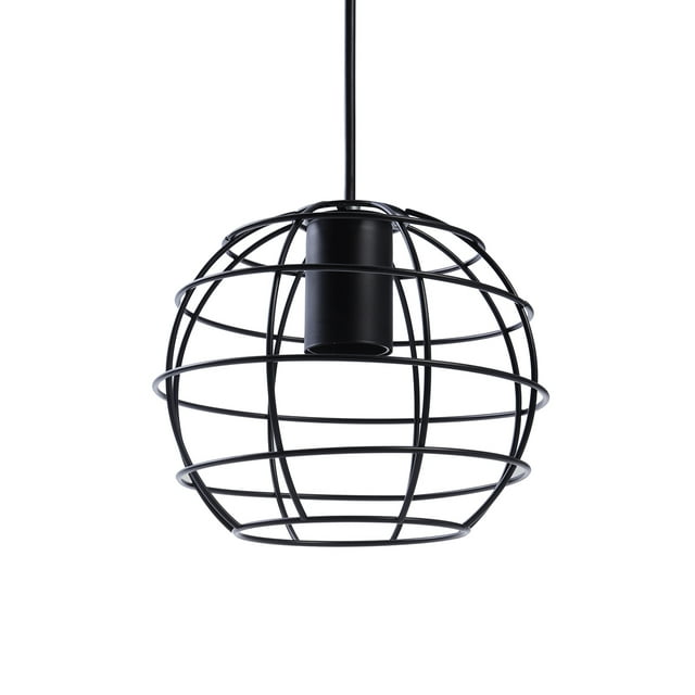 HONMEET Ceiling Light Lantern Pendant Iron Black Lighting 1Pack For Home