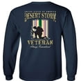 thumbnail image 5 of Fair Game Proud Veteran Desert Storm Always Remember Long Sleeve Shirt-Navy-2x, 5 of 5