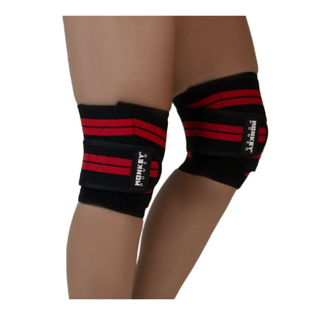 RODILLERA CLASICA DEPORTIVA TIPO VENDA MONKEY POWER ROJA MONKEY POWER RODILLERA CLASICA