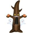 thumbnail image 3 of Outsunny 5' Halloween Inflatables Outdoor Decorations Ghost Tree with Pumpkins, Blow-Up LED Yard Decor Indoor Outdoor for Garden, Lawn, Party, Holiday, 3 of 10