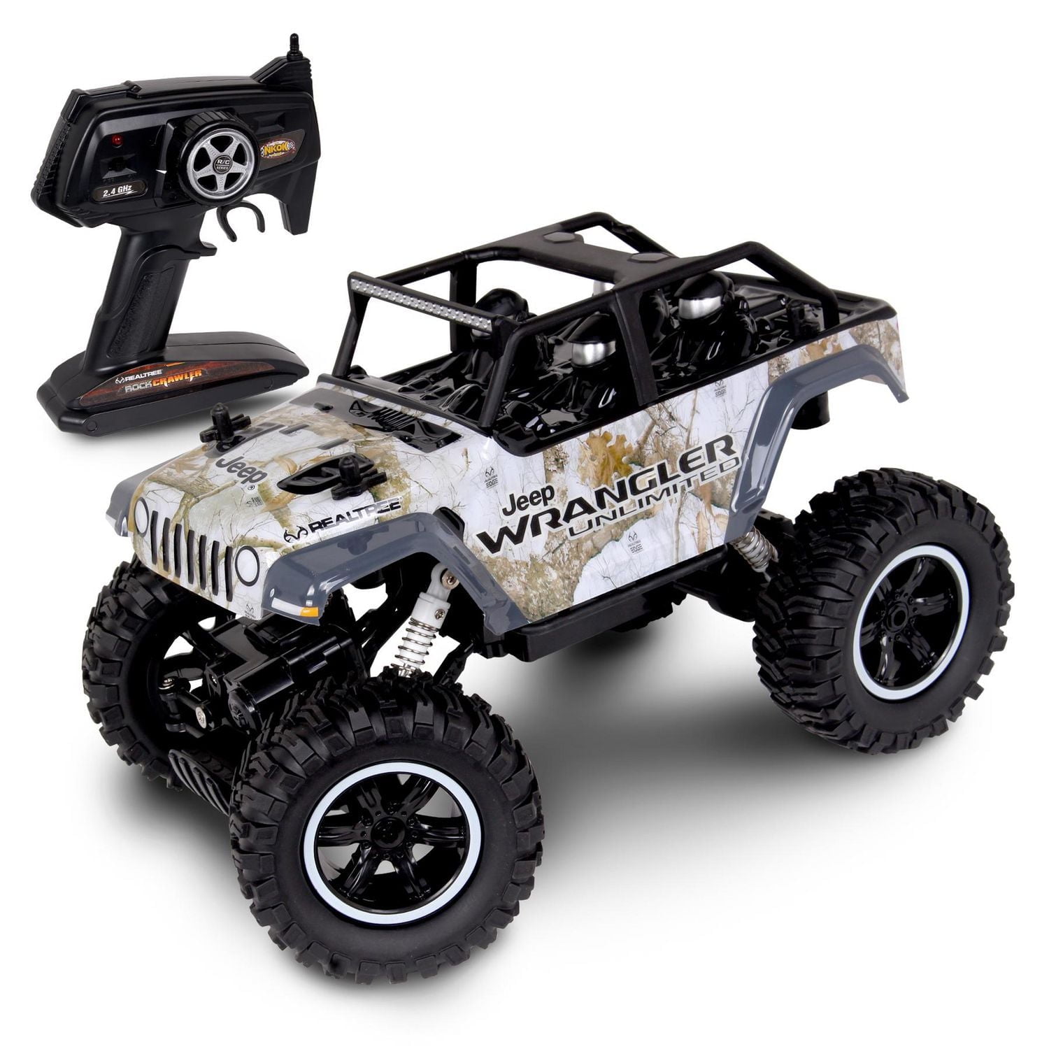 NKOK Realtree Jeep Wrangler Unlimited Jouet RC à l'échelle 1/14