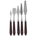 thumbnail image 2 of Palettes Knife, Oil Painting Color Mixing Scraper Set Thick Flexible Blade 5Pcs  For Making Cake Frosting For Mixing Colors, 2 of 8