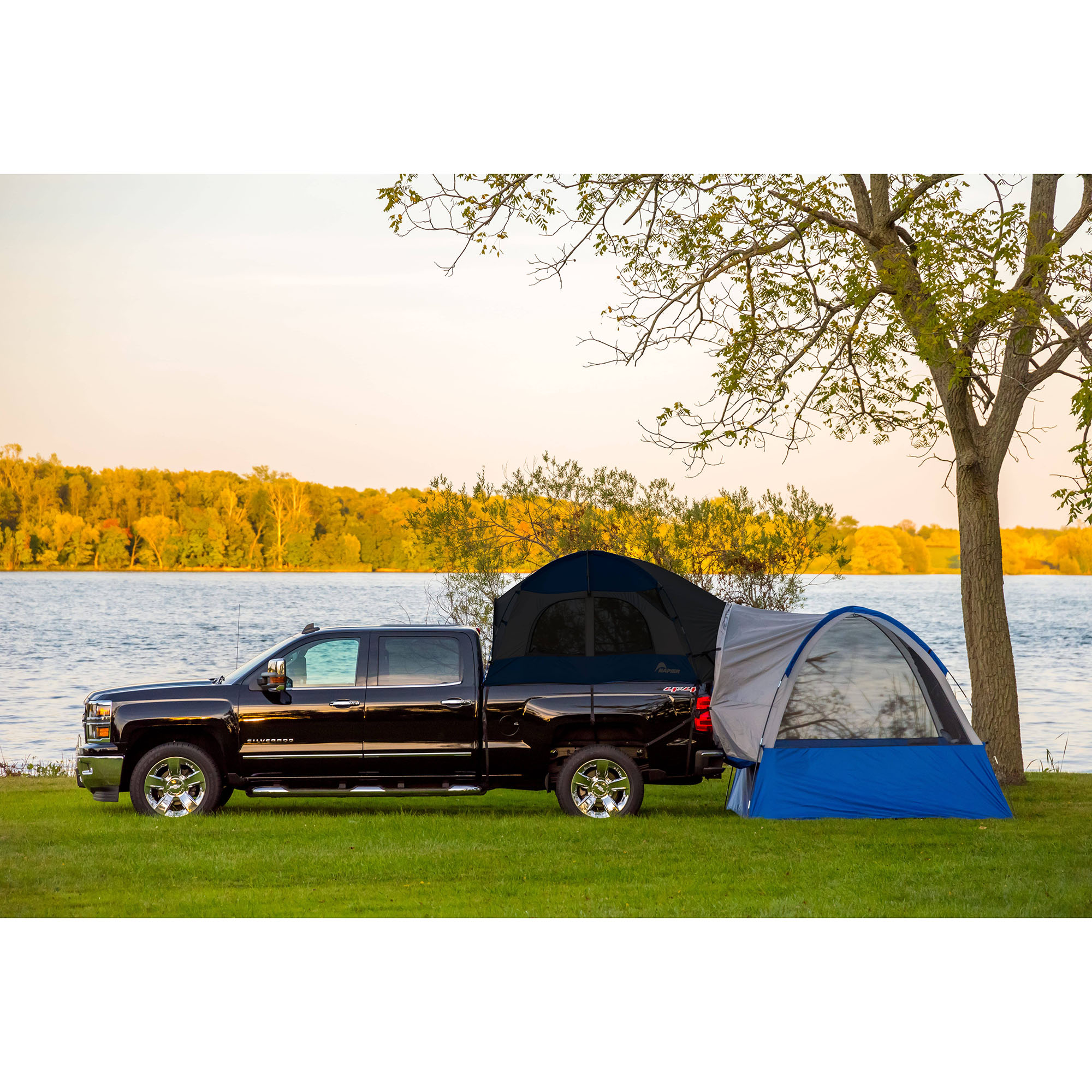 Napier Sportz Link Portable 4 Person Truck Bed Attachment Camping Tent, Blue - image 4 of 6