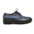 thumbnail image 3 of British Collection Two Tone Wingtip Low Cut Navy Combo Shoes, 3 of 5