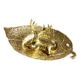 thumbnail image 3 of Adorno de reno de estilo nórdico, reno de metal dorado, adorno pequeño para mesa, mini artesanía, decoración del hogar, 3 of 9