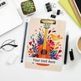 thumbnail image 6 of FMSHPON Music Guitar Clipboard Hardboard Wood Nursing Clip Board and Pull for Standard A4 Letter 13x9 inches, 6 of 7