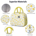 thumbnail image 4 of Lunch Bag Lunch Box for Women Reusable Insulated Lunch Bags,Water-Resistant Lemon Tropical Fruit Cooler Lunch Tote Bag, Large Capacity for Work Travel Picnic, 4 of 6