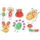 thumbnail image 3 of 5 unidades, 5 colores, sello de almohadilla de tinta forma forma forma grande para niños, pintura de , manualidades para manualidades, fabricación de tarje perfecl Estampado con almohadilla de tinta para pintar con los dedos, 3 of 8