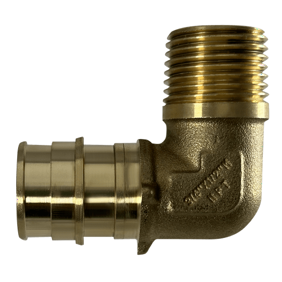 2 Pcs XFITTING Pex A 3/4 Inch x 1/2 Inch Male NPT Elbow, 201-2-7=2XX