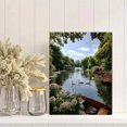 thumbnail image 2 of Qisvanset 12x16 Inch Futurist Cityscape Canvas Painting Wall Art, 2 of 5
