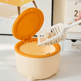 thumbnail image 2 of 1pc Mini Trash Bin, Small Garbage Can For Desk, Food Waste Bin，Pet cat litter cleaning box，Portable trash can in car, 2 of 10
