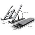 thumbnail image 4 of MUZHIYUA 2 Pack Portable Laptop Stand for Laptops Tablets White Black, 4 of 7