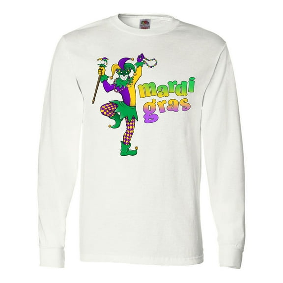 Inktastic Mardi Gras Jester Celebration Long Sleeve T-Shirt