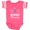 Football Pink and White, variant on Inktastic Scientist Girls Science Princess Girls Baby Bodysuit