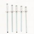 thumbnail image 3 of Open End  Rivet Aluminum Round Dome Head Decorating Fastener Nails Waterproof  Rivets, 1000Pcs, Diameter 3mm 3.0x5mm, 3 of 7
