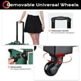 thumbnail image 4 of Byootique 18" Rolling Makeup Train Case Cosmetic Organizer Trolley Lockable Vanity, 4 of 11